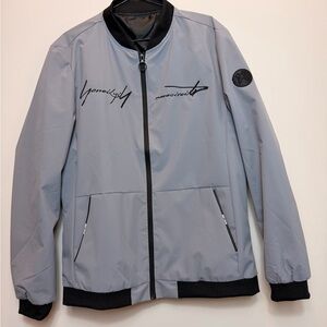 Men's Gray Bomber Jacket